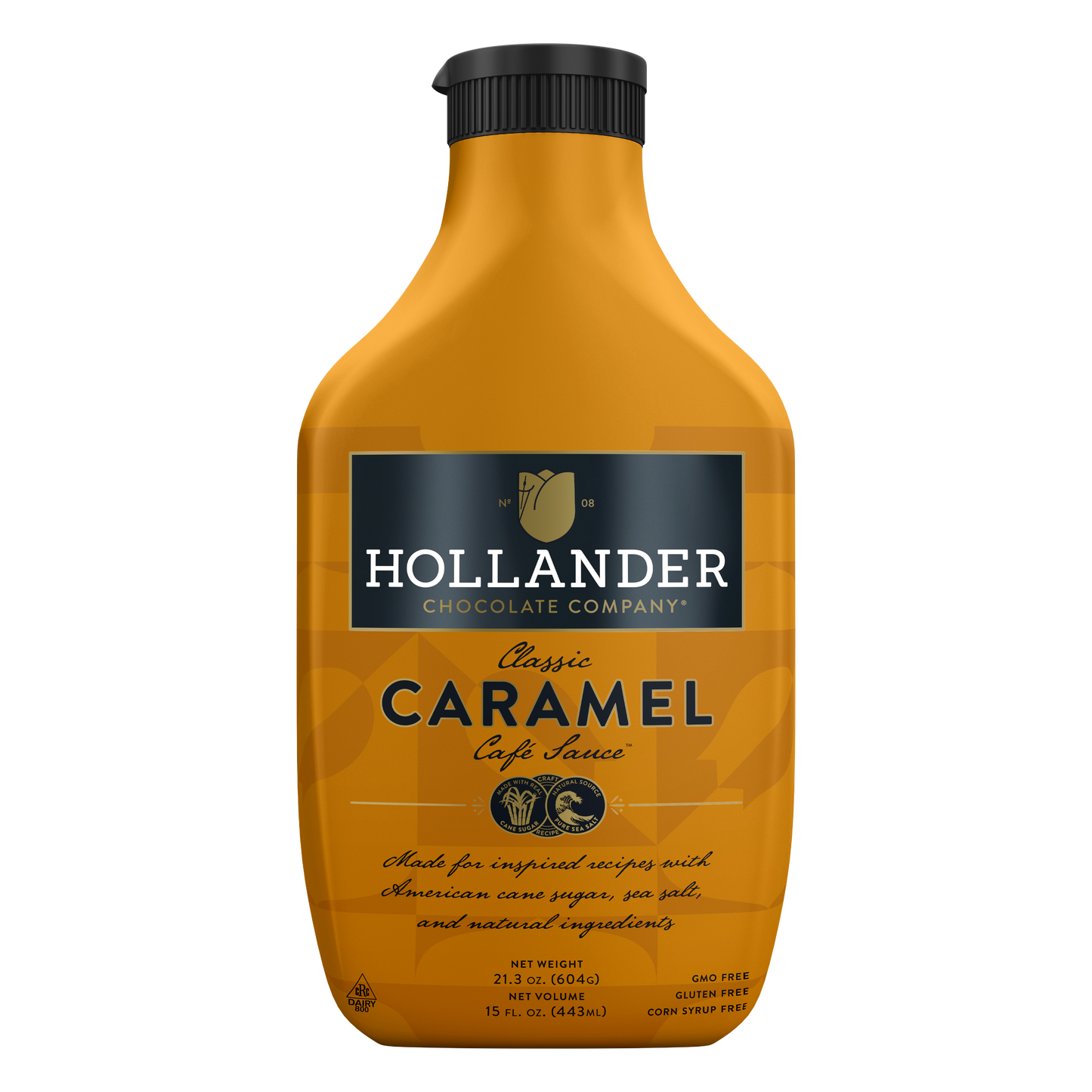 HOLLANDER SQUEEZE CARAMEL SAUCE 14 oz