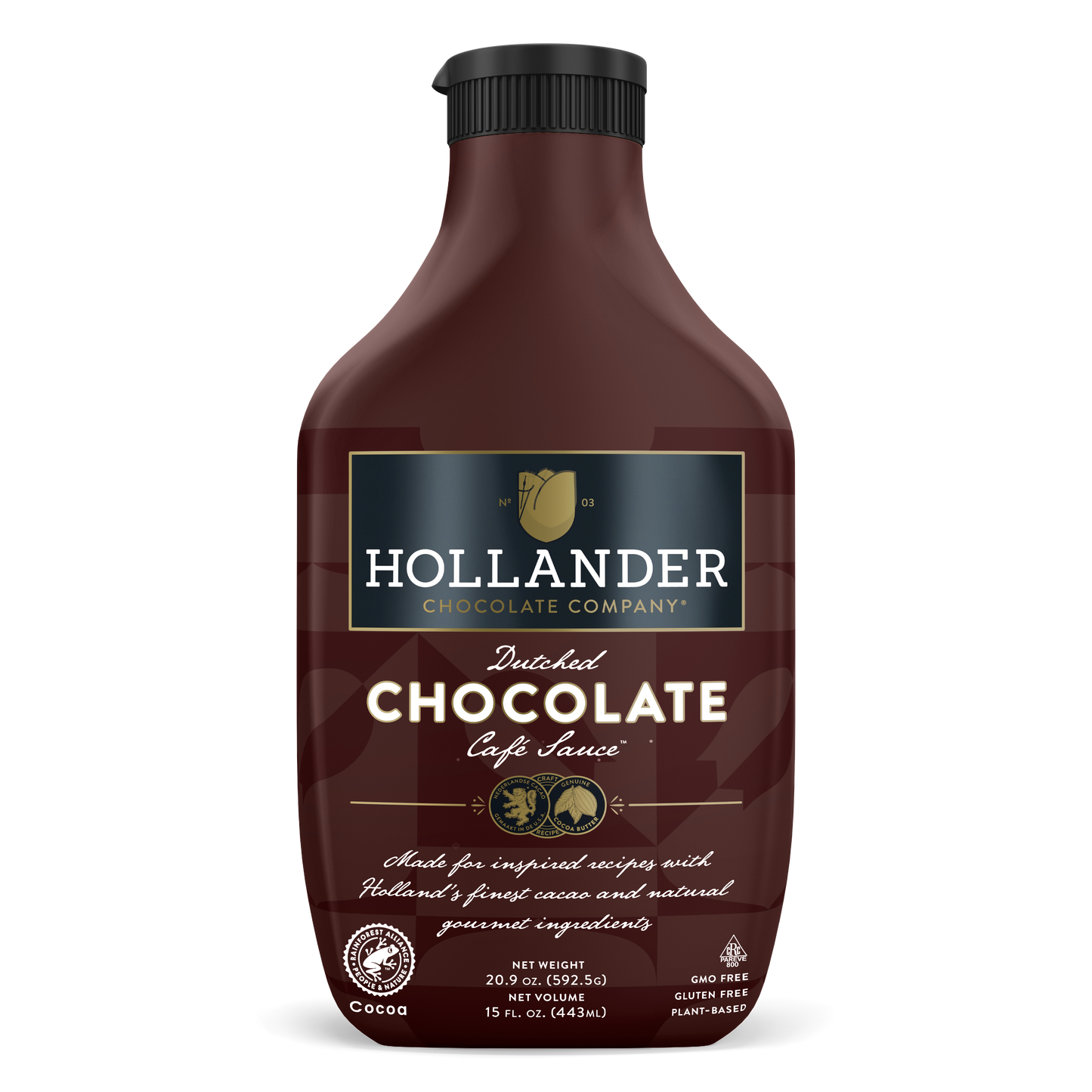 HOLLANDER SQUEEZE CHOCOLATE SAUCE 14 oz