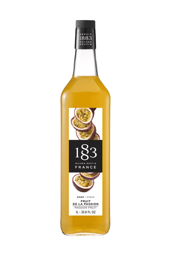 1883 Passion Fruit Syrup 1L Plastic