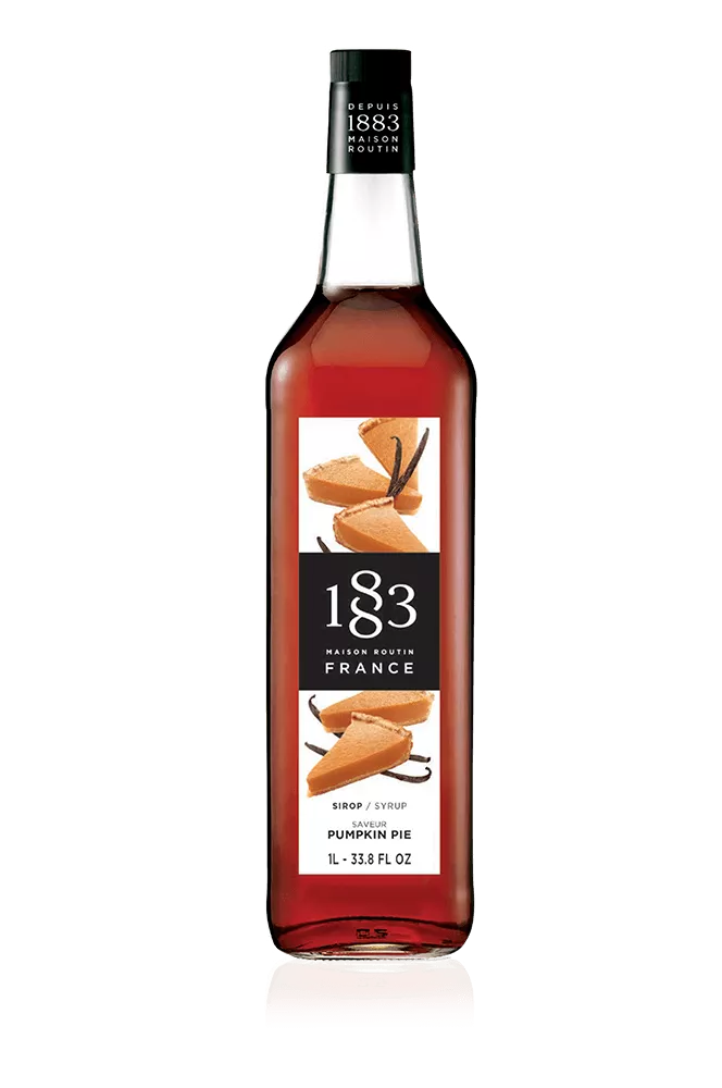 1883 Pumpkin Pie Syrup 1L Plastic