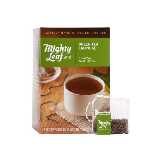 Mighty Leaf Green Tea Tropical 15 Pouch Box