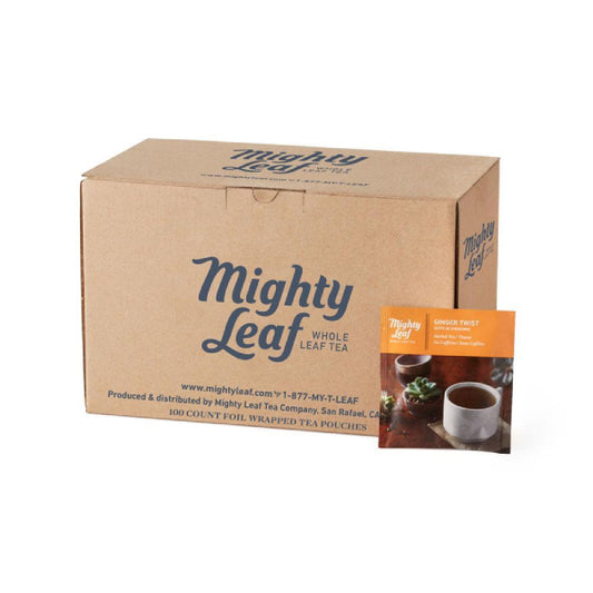 MIGHTY LEAF Ginger Twist 100 Pouch Box