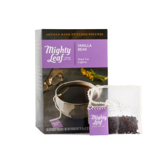 Mighty Leaf Vanilla Bean Tea 15 Pouch Box