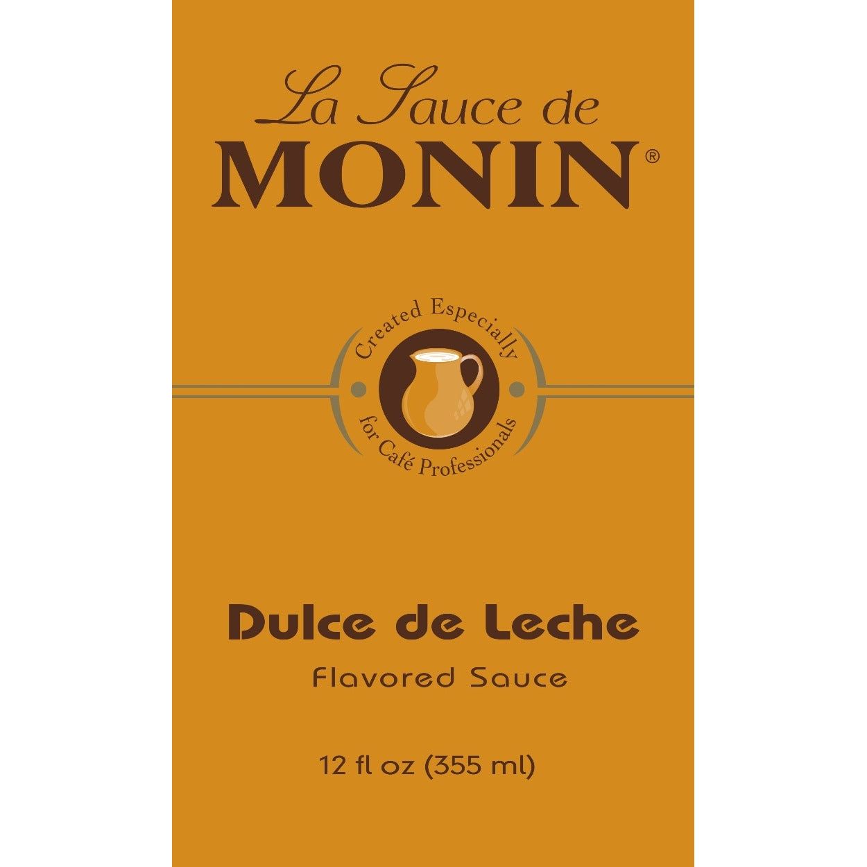 Monin Dulce de Leche Squeeze Bottles Sauce 355ml