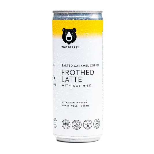 Two Bears Salted Caramel Oat Can 6x207ml