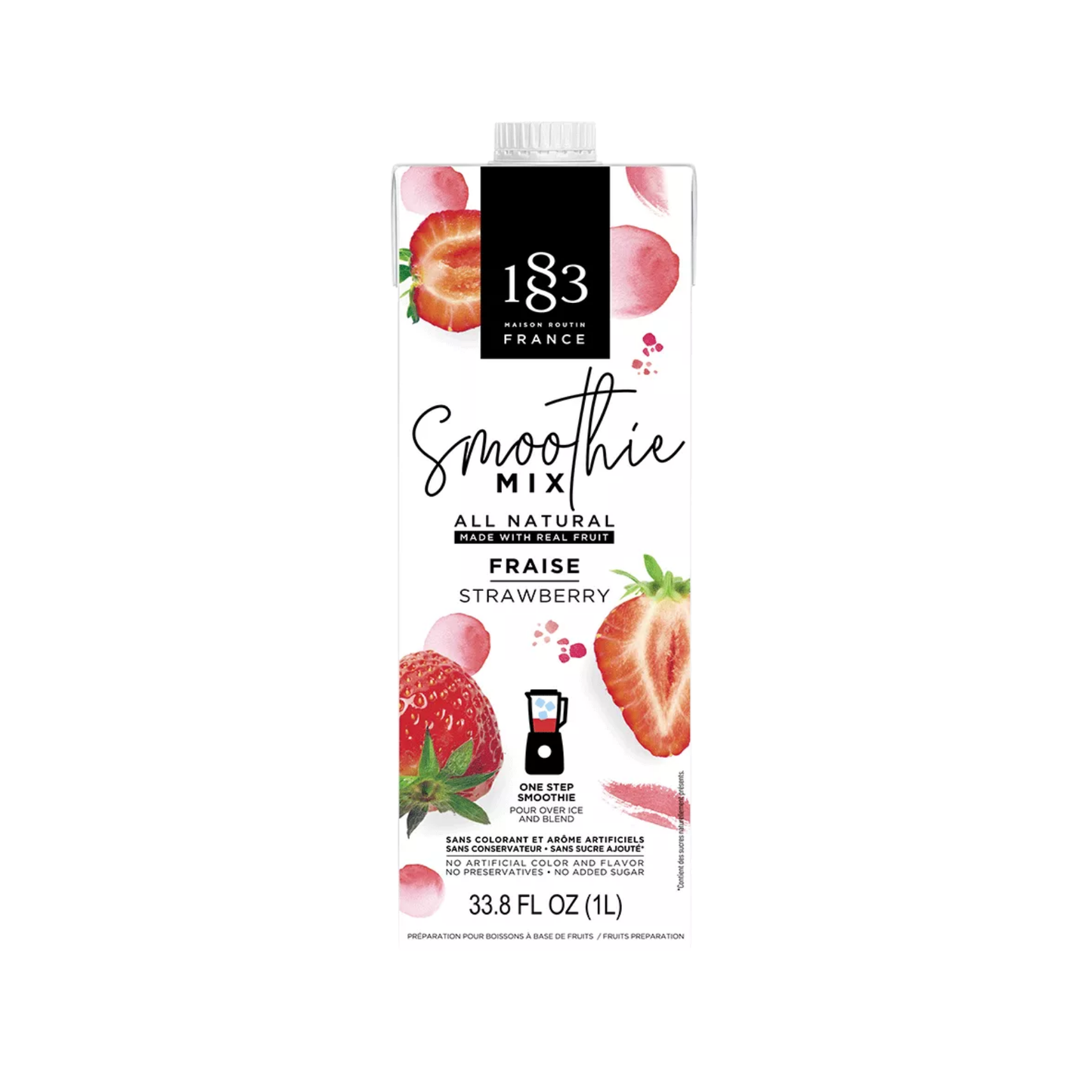 1883 Smoothie Strawberry Banana 1L
