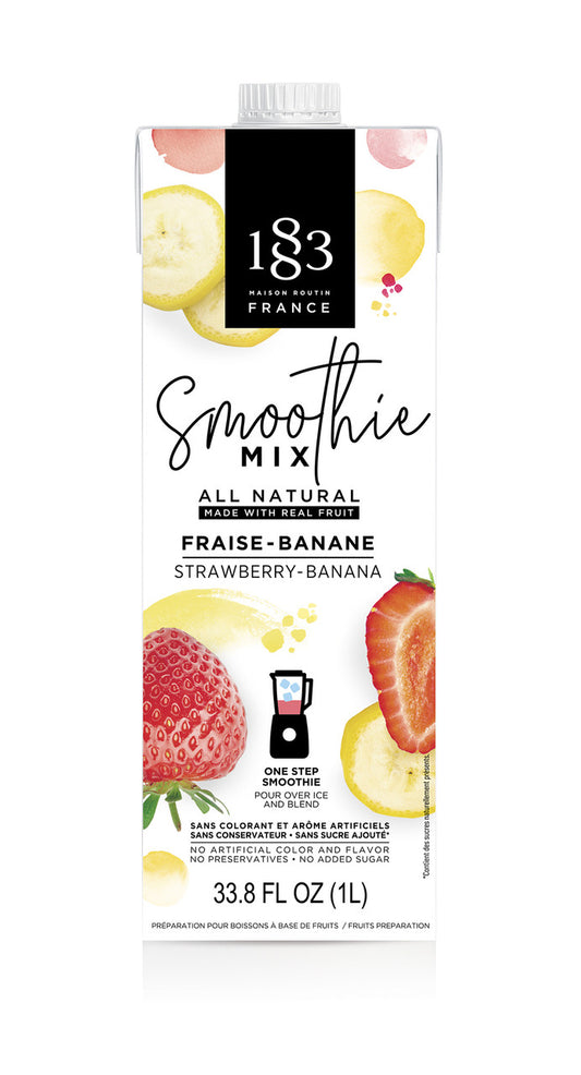 1883 Smoothie Strawberry Banana 1L