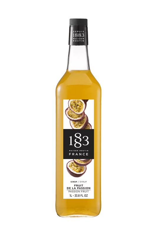 1883 Passion Fruit Syrup 1L Plastic