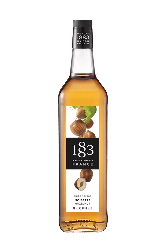 1883 Hazelnut Syrup 1L Plastic