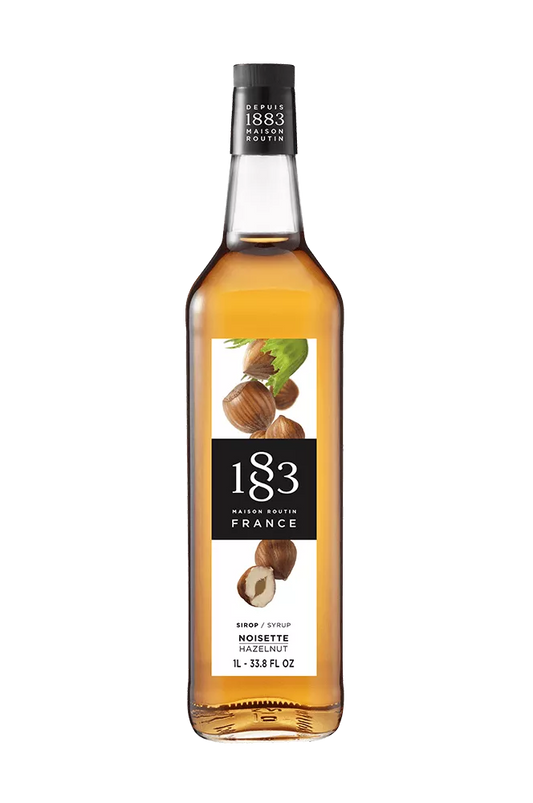 1883 Hazelnut Syrup 1L Plastic