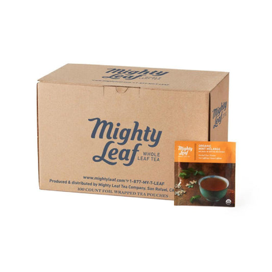 MIGHTY LEAF Organic Mint Melange 100 Pouch Box