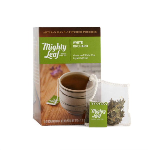 Mighty Leaf White Orchard Tea 15 Pouch Box