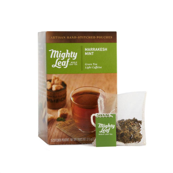 Mighty Leaf Marrakesh Mint Tea 15 Pouch Box