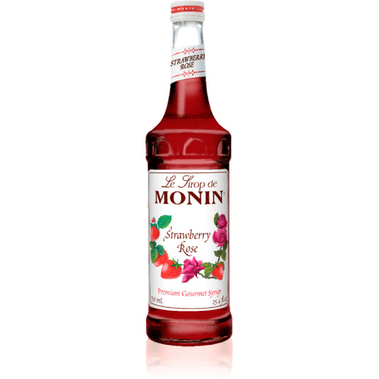 Monin Strawberry Rose Syrup 750mL