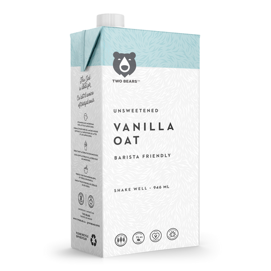 Two Bears Unsweetened Vanilla Oat Barista 1L