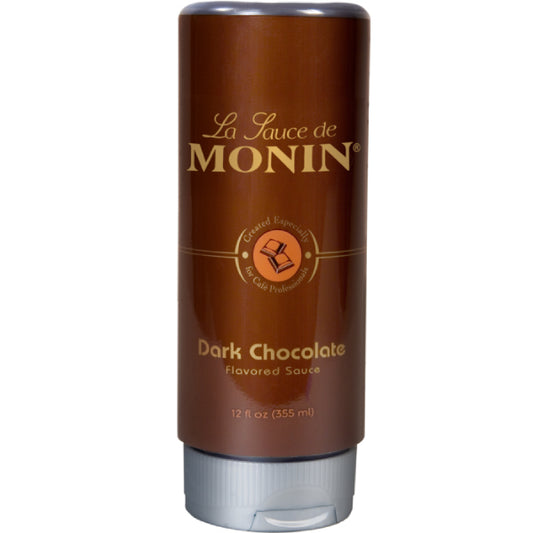 Monin Dark Chocolate Squeeze Bottle Sauce 355ml