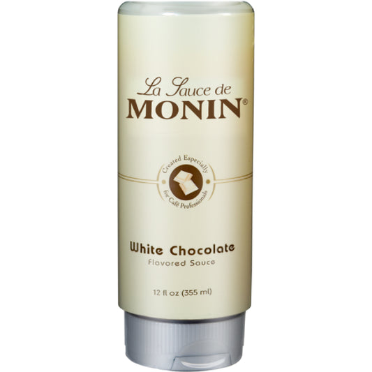 Monin White Chocolate Squeeze Bottle Sauce 355ml