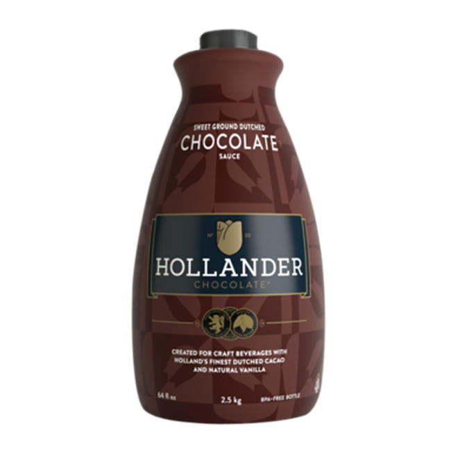 HOLLANDER SWEET GROUND DUTCHED CHOCOLATE SAUCE 64 oz
