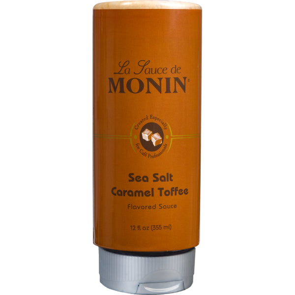 Monin Sea Salt Caramel Toffee Squeeze Bottle Sauce 355ml